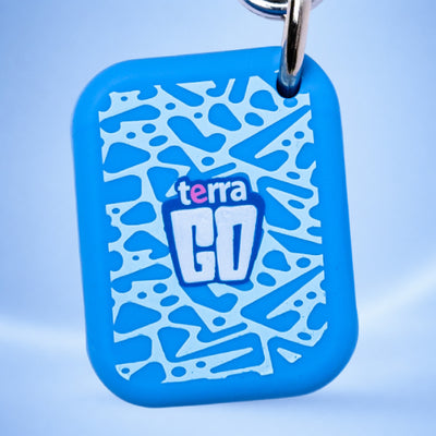 Terra Go Bag Tag Ruby Blue